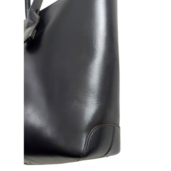 TOD'S Iconic Lady Di bag D-Bag tote shoulder dark brown leather classy - Picture 11 of 16